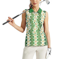 Ia Orana Tahiti Tiare Maori Seamless Style Women Sleeveless Polo Shirt LT14 - Polynesian Pride