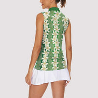 Ia Orana Tahiti Tiare Maori Seamless Style Women Sleeveless Polo Shirt LT14 - Polynesian Pride