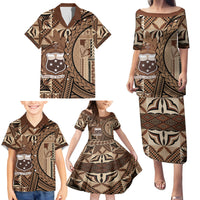 Samoa Siapo Family Matching Puletasi and Hawaiian Shirt Happy Independence Day Vintage Vibes LT14 - Polynesian Pride