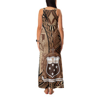 Samoa Siapo Family Matching Tank Maxi Dress and Hawaiian Shirt Happy Independence Day Vintage Vibes LT14 - Polynesian Pride