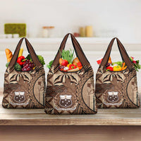 Samoa Siapo Grocery Bag Happy Independence Day Vintage Vibes