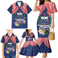 Samoan Independence Day Family Matching Mermaid Dress and Hawaiian Shirt Manuia Le Tutoatasi O Samoa LT14 - Polynesian Pride