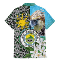 Cotabato Philippines Province Family Matching Mermaid Dress and Hawaiian Shirt Filipino Eagle Sampaguita Tinalak Pattern LT14 - Polynesian Pride