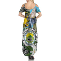 Cotabato Philippines Province Family Matching Summer Maxi Dress and Hawaiian Shirt Filipino Eagle Sampaguita Tinalak Pattern LT14 - Polynesian Pride