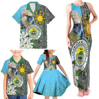 Cotabato Philippines Province Family Matching Tank Maxi Dress and Hawaiian Shirt Filipino Eagle Sampaguita Tinalak Pattern LT14 - Polynesian Pride