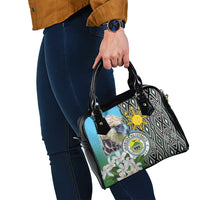 Cotabato Philippines Province Shoulder Handbag Filipino Eagle Sampaguita Tinalak Pattern