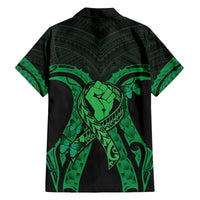 ADHD Awareness Month You Matter Family Matching Puletasi and Hawaiian Shirt Green Polynesian Ribbon LT14 - Polynesian Pride