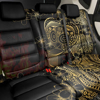Frangipani Festival Rabaul Back Car Seat Cover PNG Tribal Baining Mask Tattoo LT14 - Polynesian Pride