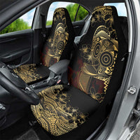 Frangipani Festival Rabaul Car Seat Cover PNG Tribal Baining Mask Tattoo LT14 - Polynesian Pride