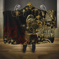 Frangipani Festival Rabaul Hooded Blanket PNG Tribal Baining Mask Tattoo LT14 - Polynesian Pride