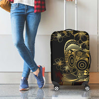 Frangipani Festival Rabaul Luggage Cover PNG Tribal Baining Mask Tattoo LT14 - Polynesian Pride