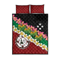 Frangipani Festival Rabaul East New Britain Quilt Bed Set Dukduk Dance With Plumeria LT14 - Polynesian Pride