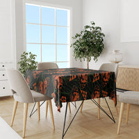 Kamehameha Butterfly Mamaki Hawaii Tablecloth Pulelehua Hawaiian Kakau Seamless Style