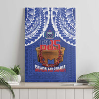 Toa Samoa Rugby Canvas Wall Art 685 Pride Tanoa Ula Fala - Polynesian Pride
