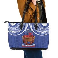 Toa Samoa Rugby Leather Tote Bag 685 Pride Tanoa Ula Fala - Polynesian Pride