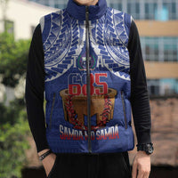 Toa Samoa Rugby Sleeveless Puffer Jacket 685 Pride Tanoa Ula Fala - Polynesian Pride