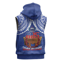 Toa Samoa Rugby Sleeveless Zip Hoodie 685 Pride Tanoa Ula Fala - Polynesian Pride