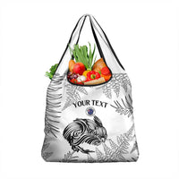 Custom New Zealand Kiwi Football Grocery Bag Aotearoa Silver Fern LT14 1-pack One Size White - Polynesian Pride