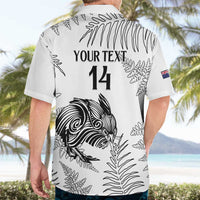 Custom New Zealand Kiwi Football Hawaiian Shirt Aotearoa Silver Fern LT14 - Polynesian Pride