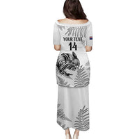 Custom New Zealand Kiwi Football Puletasi Aotearoa Silver Fern LT14 - Polynesian Pride