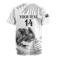 Custom New Zealand Kiwi Football Rugby Jersey Aotearoa Silver Fern LT14 - Polynesian Pride