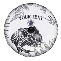 Custom New Zealand Kiwi Football Spare Tire Cover Aotearoa Silver Fern LT14 - Polynesian Pride