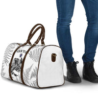 Custom New Zealand Kiwi Football Travel Bag Aotearoa Silver Fern LT14 - Polynesian Pride