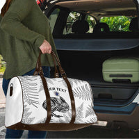 Custom New Zealand Kiwi Football Travel Bag Aotearoa Silver Fern LT14 - Polynesian Pride