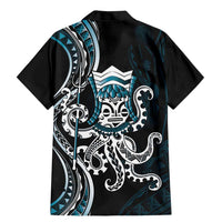 Turquoise Hawaii Kanaloa God Family Matching Mermaid Dress and Hawaiian Shirt Hawaiian Octopus LT14 - Polynesian Pride