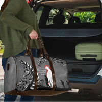 New Zealand ANZAC Day Travel Bag 25th April Silver Fern With Poppy LT14 - Polynesian Pride