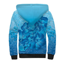 Aloha Hawaii Molokai Island Sherpa Hoodie Hibiscus Tribal Honu Hawaiian Tattoo LT14 - Polynesian Pride