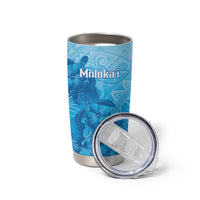Aloha Hawaii Molokai Island Tumbler Cup Hibiscus Tribal Honu Hawaiian Tattoo LT14 - Polynesian Pride