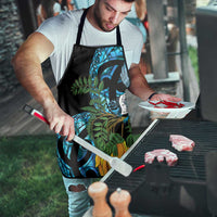 Turquoise New Zealand Kowhai And Piwakawaka Apron Maori Ngaru Paua Shell LT14 - Polynesian Pride