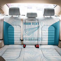 Custom New Zealand Silver Fern Football Back Car Seat Cover Come On All White LT14 - Polynesian Pride