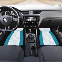 Custom New Zealand Silver Fern Football Car Mats Come On All White LT14 Set 2pcs - Front White - Polynesian Pride