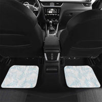 Custom New Zealand Silver Fern Football Car Mats Come On All White LT14 Set 2pcs - Back White - Polynesian Pride