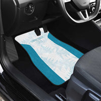 Custom New Zealand Silver Fern Football Car Mats Come On All White LT14 - Polynesian Pride