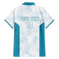 Custom New Zealand Silver Fern Football Hawaiian Shirt Come On All White LT14 - Polynesian Pride