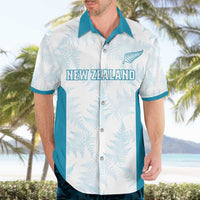 Custom New Zealand Silver Fern Football Hawaiian Shirt Come On All White LT14 - Polynesian Pride