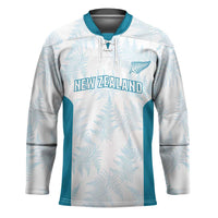 Custom New Zealand Silver Fern Football Hockey Jersey Come On All White LT14 Unisex White - Polynesian Pride