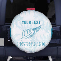 Custom New Zealand Silver Fern Football Spare Tire Cover Come On All White LT14 No hole White - Polynesian Pride