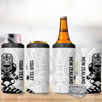 Custom Aotearoa Football 4 in 1 Can Cooler Tumbler NZ Maori Tiki Go Champions LT14 - Polynesian Pride