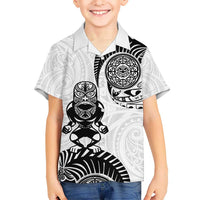 Custom Aotearoa Football Hawaiian Shirt NZ Maori Tiki Go Champions