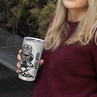 Custom Aotearoa Football Tumbler Cup NZ Maori Tiki Go Champions