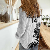 Custom Aotearoa Football Women Casual Shirt NZ Maori Tiki Go Champions LT14 - Polynesian Pride