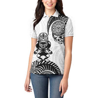 Custom Aotearoa Football Women Polo Shirt NZ Maori Tiki Go Champions LT14 - Polynesian Pride