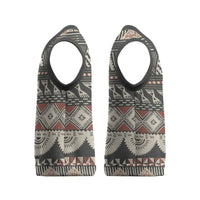 Vintage Bula Fiji Masi Christmas Knitted V-Neck Vest Fijian Tapa Cloth LT14 - Polynesian Pride