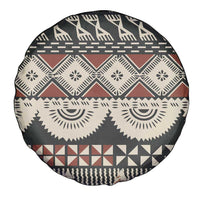 Vintage Bula Fiji Masi Spare Tire Cover Fijian Tapa Cloth LT14 - Polynesian Pride