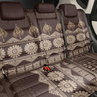 Bula Fiji Iri ni Meke Back Car Seat Cover Kuvui Fijian Masi LT14 - Polynesian Pride