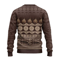 Bula Fiji Iri ni Meke Ugly Christmas Sweater Kuvui Fijian Masi LT14 - Polynesian Pride